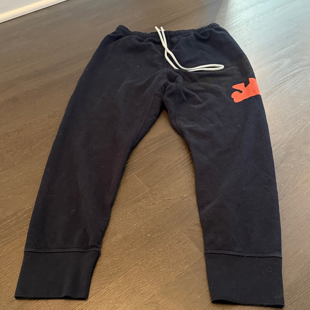 Freecity Black Joggers with Red Accent